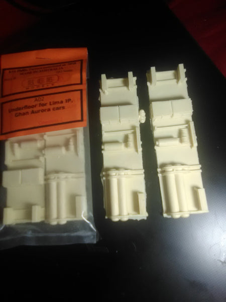 A 02 PACK of 3 GHAN, INDIAN PACIFIC, SOUTHERN AURORA, TRANSCONTINENTAL CARRIAGE UNDERFLOORS