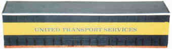 CTN 13 UNITED TRANSPORT 40FT TAUTLINER long yellow stripe