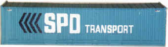 CTN 20 SPD transport 40ft ribside container kit – BGB Models