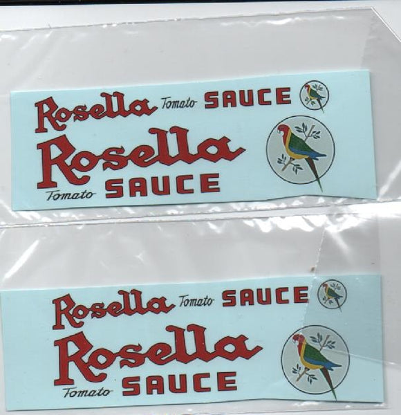 D 102 ROSELLA SAUCES BUILDING / BILLBOARD DECALS NEW STOCK