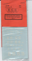 D 401 NSW PRIVATE OWNER 4 WHEEL COAL WAGON LOGOS SET 1
