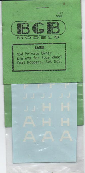 D 402 TWO PACKS NSW PRIVATE OWNER COAL WAGON ASSORTMENT Set 2