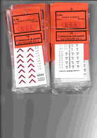 D 309-2 CODEBOARDS, PANELS AND V decals for VR yellow gy wagons