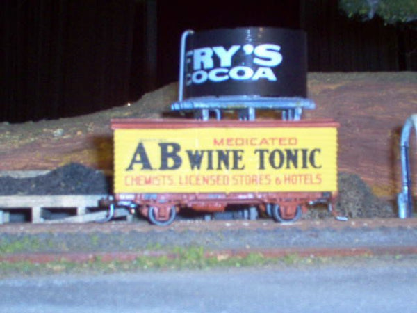 A.B. Wine tonic U van billboard decals NEW number D328 previously U 2