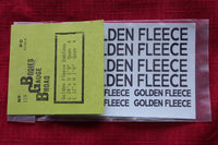 D 119 GOLDEN FLEECE tanker decals D 119 BLACK - THREE PACK SPECIAL