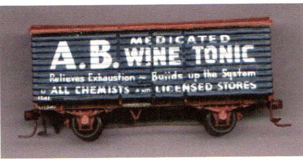 AB Wine tonic ( BLUE design)  For four wheel VR U van D 329 formerly U 09